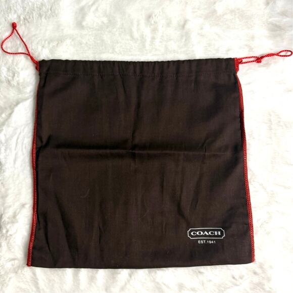 y2k COACH Brown Dust Bag - Picture 1 of 4